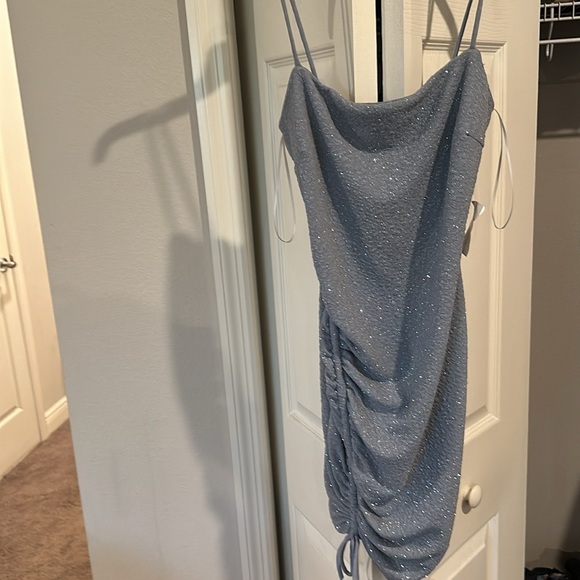 Windsor Dress size Large color light blue /silver - Picture 5 of 5